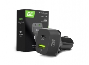 Green Cell Nabíječka do auta USB-C 48W (Power Delivery 30W, QC 3.0)