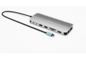 i-tec USB-C Metal Nano 3x Display Dock, 2x HDMI 1x USB-C video, PD 140W + i-tec Universal Charger 140 W