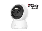 iGET HOMEGUARD HGWIP222 - Dual lens IP kamera, 2K rozlišení, 2x optika, se zvukem a nočním viděním