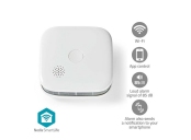 Nedis WIFIDS21WT SmartLife Detektor Kouře| Wi-Fi | Napájení z baterie | Životnost snímače: 10 Rok | 85 dB | Bílá | 1 ks
