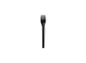 REFORK - Vidlička z přírodního materiálu, black, 25ks