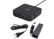 i-tec USB-C DP Dual HDMI Docking Station, Power Delivery 100W + i-tec Universal Charger 100W