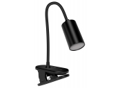 CONNECT IT CLIP 2 stolní Led lampička s klipem, baterie,USB-C, ČERNÁ