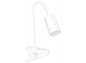CONNECT IT CLIP 2 stolní Led lampička s klipem, baterie,USB-C, BÍLÁ
