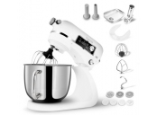 Salente DigiChef+, kuchyňský robot, mísa 6 litrů, celokovový, masomlýnek, digitální displej, bílý