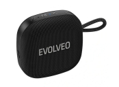 EVOLVEO TopSound, bezdrátový vodotěsný bluetooth reproduktor s rádiem, černý