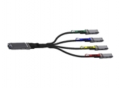 NVIDIA LinkX - Prímo pripojitelný rozbocovací kabel 800GBase-CU na 200GBase-CU - OSFP do QSFP112 - 2 m - IB twin port NDR, pasivní